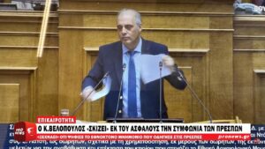 (Видео) „Македонија е една и е Грција“ – Претседател на грчка партија го искина Договорот од Преспа