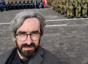 Апасиев на воената парада на Црвениот плоштад во Москва