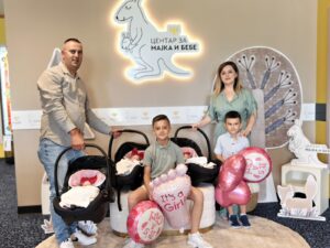 Мелис, Мира и Малахат, тројка се роди во Клиника Жан Митрев, породени природно